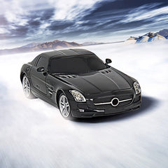 Playzu R/C 1:24 Scale Super Sports Vehicle, Black - Remote Control Car for Kids Ages 6+