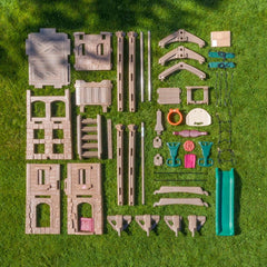 Step2 Naturally Playful Adventure Lodge Play Center with Glider for Kids - FunCorp India