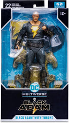 Mcfarlane Toys DC Black Adam Movie - Black Adam Variant 7 Inch Action Figure with Throne