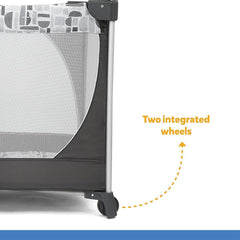 Joie Commuter Change Travel Baby Cot Logan - Playard For Ages 0-3 Years
