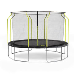 Plum 14ft Junior Trampoline and Enclosure with Safety Net - Indoor & Outdoor Trampoline for Ages 6-16 Years