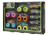 Hot Wheels Monster Trucks Glow In The Dark Multipack of 10 Collectible for Gift for Kids Ages 4+