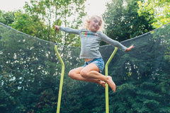 Plum 12ft Junior Trampoline and Enclosure with Safety Net - Indoor & Outdoor Trampoline for Ages 6-16 Years