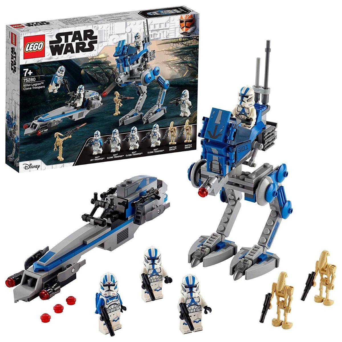 LEGO Star Wars 501st Legion Clone Troopers Building Kit for Ages 7+