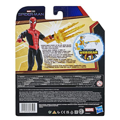 Marvel Spider-Man No Way Home Mystery Web Gear Upgraded Black and Red Suit Spider-Man Action Figure for Kids Ages 4 and Up