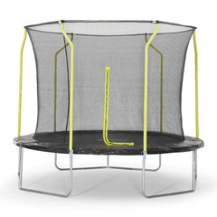 Plum 10ft Junior Trampoline and Enclosure with Safety Net - Indoor & Outdoor Trampoline for Ages 6-14 Years