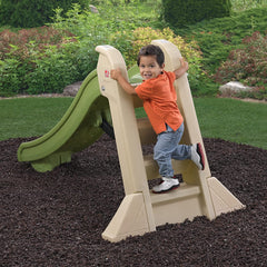 Step2 Naturally Playful Big Folding Slide Indoor and Outdoor Foldable Slide for Kids