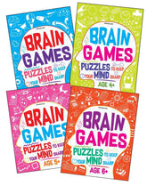 Dreamland Brain Games Series - An Interactive & Activity Book For Kids - Set of 4 Books(English)
