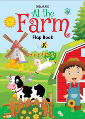 Dreamland Flap Book- At the Farm - An Interactive & Activity Book For Kids (English)