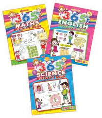 Dreamland 365 Activity Books - An Interactive & Activity Book For Kids - Pack of 3 Books (English)