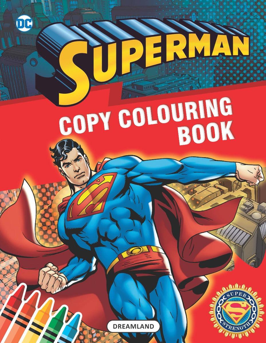 Superman Copy Colouring Book 1 - A Drawing & Activity Book for Kids Ages 2+ (English)