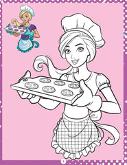 Barbie Copy Colouring Book 1 - A Drawing & Activity Book for Kids Ages 2+ (English)