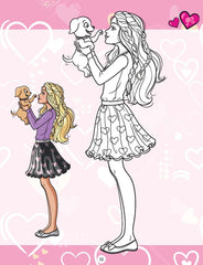 Barbie Copy Colouring Book 1 - A Drawing & Activity Book for Kids Ages 2+ (English)