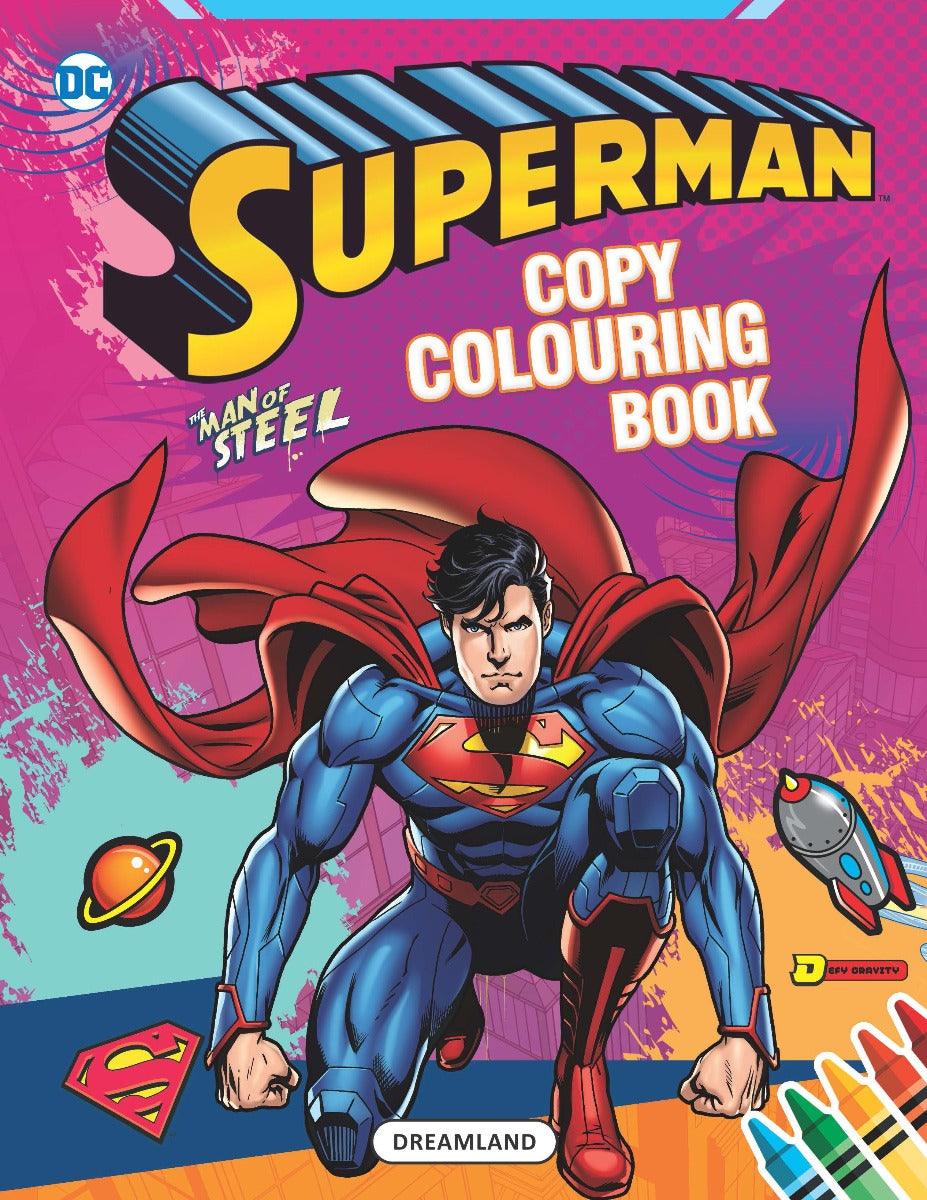 Superman Copy Colouring Book 2 - A Drawing & Activity Book for Kids Ages 2+ (English)
