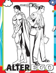 Superman Activity and Colouring Book - A Drawing & Activity Book for Kids Ages 2+ (English)