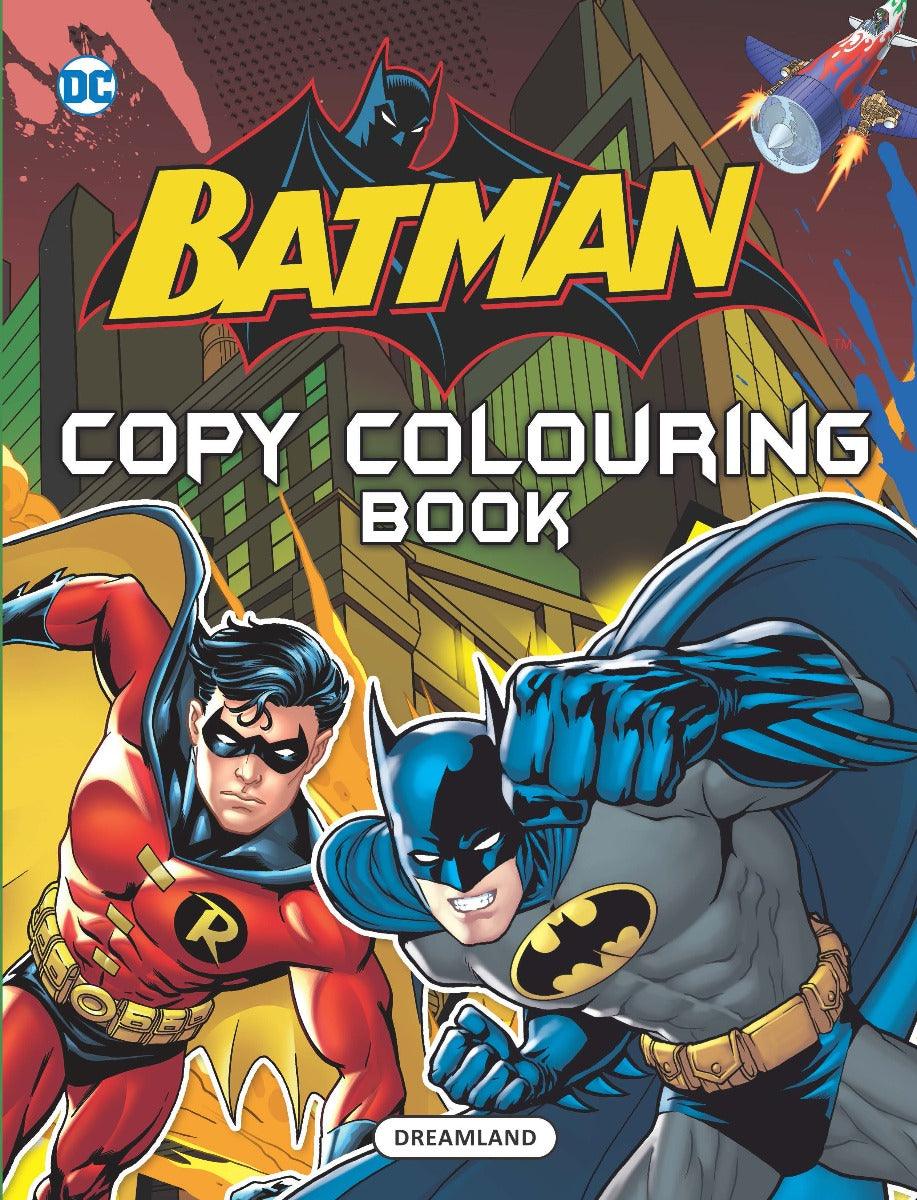 Batman Copy Colouring Book 2 - A Drawing & Activity Book for Kids Ages 2+ (English)