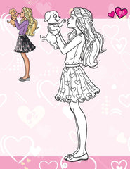 Barbie Copy Colouring Book 4 - A Drawing & Activity Book for Kids Ages 2+ (English)