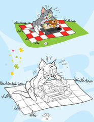 Tom and Jerry Copy Colouring Book 2 - A Drawing & Activity Book for Kids Ages 2+ (English)