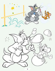 Tom and Jerry Copy Colouring Book 2 - A Drawing & Activity Book for Kids Ages 2+ (English)