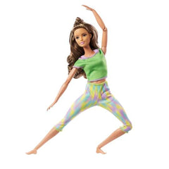 Barbie Made to Move Doll - Green Dye Pants for Kids Ages 4+ (GXF05) - FunCorp India