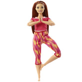 Barbie Made to Move Doll - Orange Dye Pants for Kids Ages 4+ (GXF07) - FunCorp India