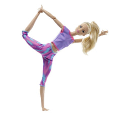 Barbie Made to Move Doll - Pink Dye Pants for Kids Ages 4+ (GXF04) - FunCorp India