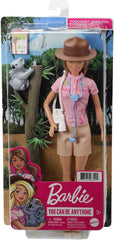 Barbie Zoologist Doll, Stethoscope, Binoculars, Clipboard & More, Ages 3 & Up