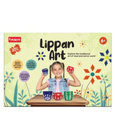 Funskool Handycrafts Mirror and Lippan Art - Pot Decorating kit for Ages 6+ - FunCorp India