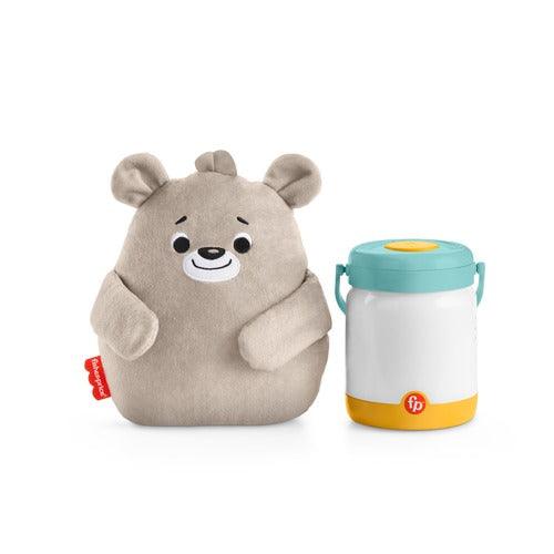 Fisher-Price Baby Bear Firefly Soother Lightup Nursery Sound Machine with TakeAlong Plush Toy for Infant Toddlers