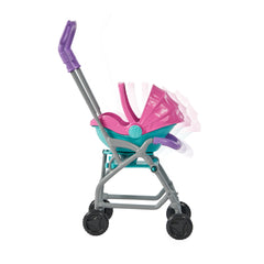 Barbie Skipper Babysitters Playset with Skipper Babysitter Curly Brunette Hair Doll, Stroller, Baby Doll & 5 Accessories for Kids Ages 3 Year & Up