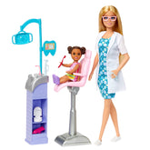 Barbie Careers Dentist Doll and Playset with Accessories for Ages 3 Years and Up