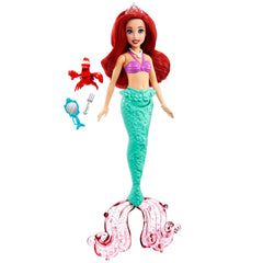 Disney Princess Ariel Mermaid Doll with Sebastian Figure and Accessories Inspired by the Disney Movie for Kids Ages 3+