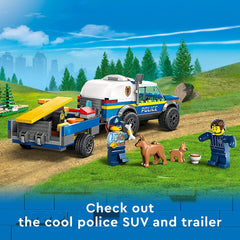 LEGO City Mobile Police Dog Training Building Kit For Ages 5+