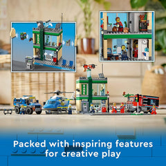 LEGO City Police Chase at The Bank Building Kit for Ages 7+ - FunCorp India