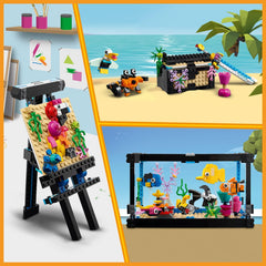 LEGO Creator 3in1 Fish Tank Building Kit for Ages 8+ - FunCorp India