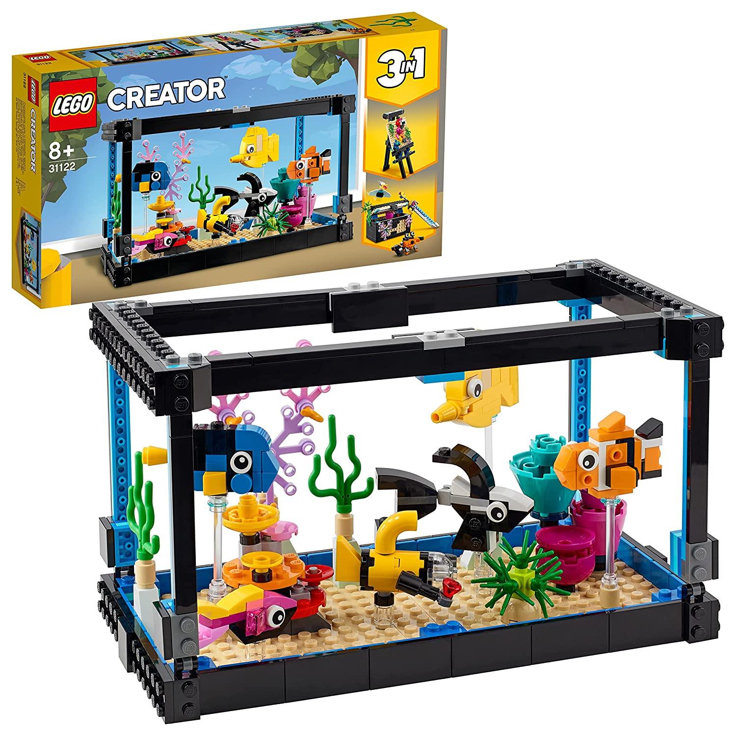 LEGO Creator 3in1 Fish Tank Building Kit for Ages 8+ - FunCorp India