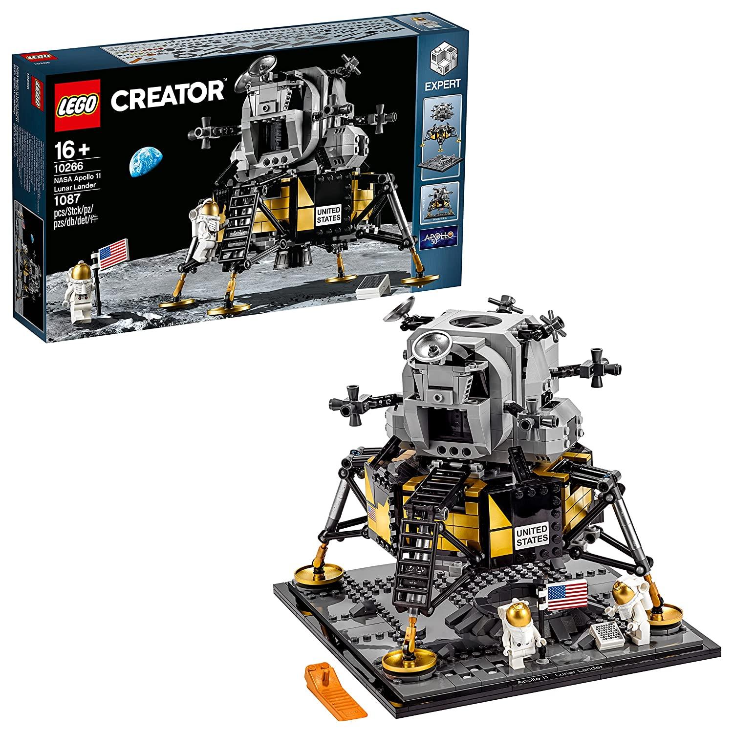 LEGO Creator Expert NASA Apollo 11 Lunar Lander Building Kit for Ages 16+ - FunCorp India