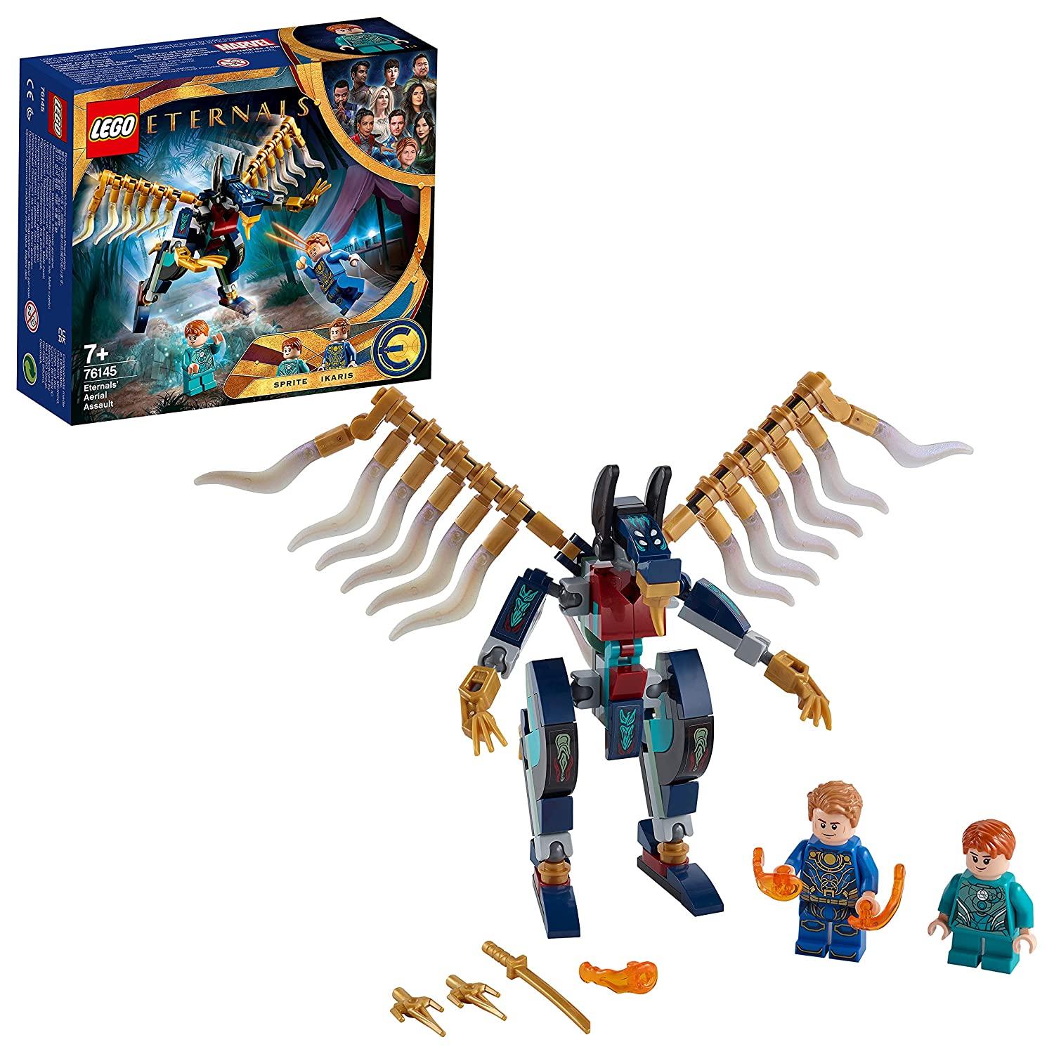 LEGO Marvel Eternals’ Aerial Assault Building Kit for Ages 7+ - FunCorp India