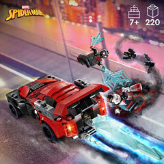 LEGO Marvel Miles Morales vs. Morbius Race Car Building Kit For Ages 7+