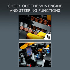 LEGO Technic Bugatti Bolide Racing Car Model Building Kit For Ages 9+