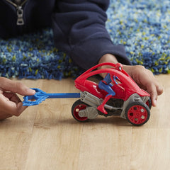 Marvel Spider-Man Spider-Man Stunt Vehicle 6-Inch-Scale Super Hero Action Figure And Vehicle - FunCorp India