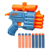 Nerf Elite 2.0 Prospect QS-4 Blaster, 8 Official Nerf Elite Darts, 4-Dart Blasting, Nonremovable Targeting Scope - FunCorp India