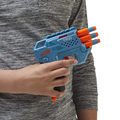 Nerf Elite 2.0 Trio Sd-3 Blaster, 6 Darts, 3-Barrel Blasting, Tactical Rail for Customizing Capability - FunCorp India