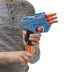 Nerf Elite 2.0 Trio Sd-3 Blaster, 6 Darts, 3-Barrel Blasting, Tactical Rail for Customizing Capability - FunCorp India