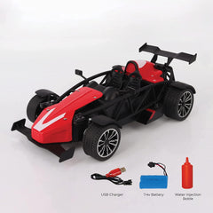 Playzu F1 Remote Control Die Cast With Mist Spray Racing Car – Red - FunCorp India