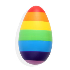 Nesta Toys Rainbow Wooden Egg Shaker - Rattle Toy for New Born Babies & Toddlers - FunCorp India