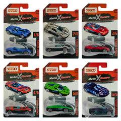 Seedo Metal X Racers Drift Series Die Cast Car for Ages 3+, Pack Of 6