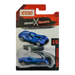 Seedo Metal X Racers Drift Series Die Cast Car for Ages 3+, Pack Of 6