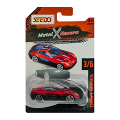 Seedo Metal X Racers Drift Series Die Cast Car for Ages 3+, Pack Of 6