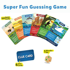 Skillmatics Guess in 10 Animal Planet Mega Pack - Family Card Game for Ages 6+ - FunCorp India